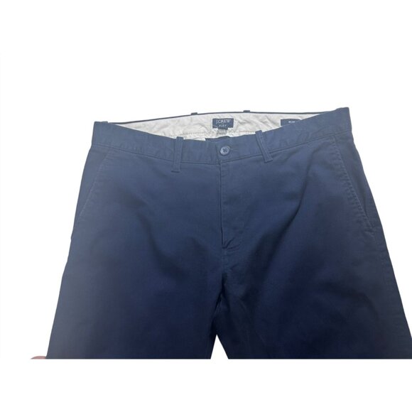 J.Crew Flex Slim Fit Pants Men's‎ Size 32x30 Navy Blue New Without Tag - Picture 9 of 10